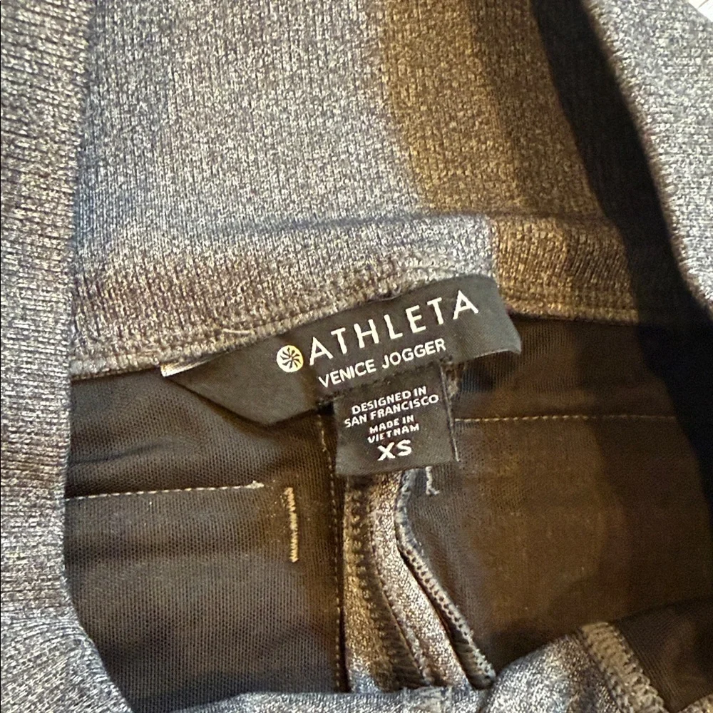 Athleta Charcoal Gray High-Waist Venice Jogger Pants XS XSmall - Picture 3 of 6